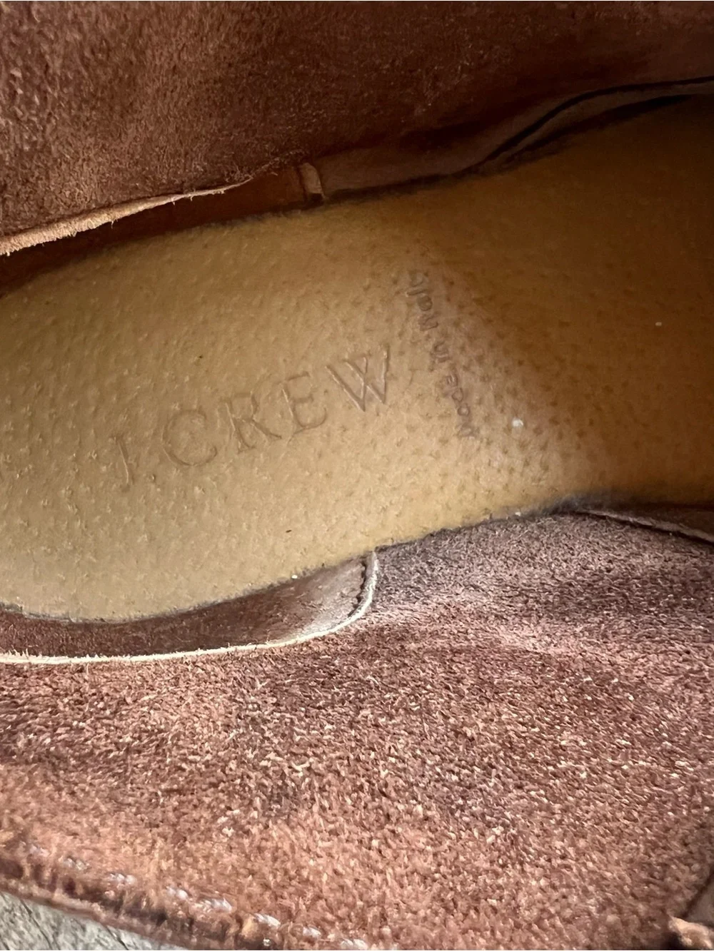 J. Crew Brown Leather Chukka Boots — Lace-Up Casual